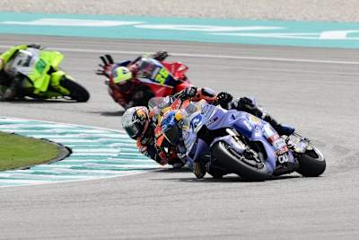 Alex Marquez im Zweikampf mit Pedro Acosta