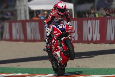 Honda-Testfahrer Aleix Espargaro in Valencia