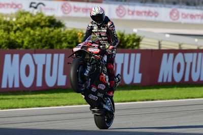 Mit dem Ersatzmotorrad auf Platz 2 im Zeittraining: Marco Bezzecchi
