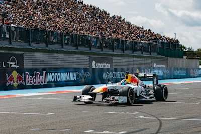 Isack Hadjar gab vor heimischem Publikum im RB7 Gas