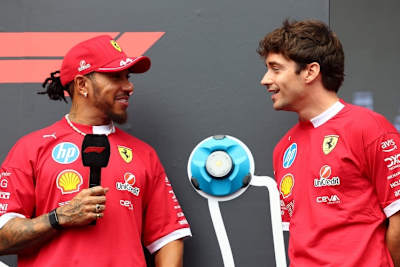 Lewis Hamilton und Charles Leclerc
