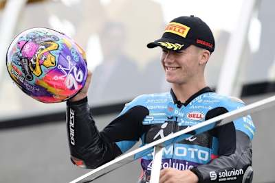 Daniel Holgado stand in seiner Rookie-Saison fünf Mal auf dem Podest