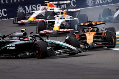 Kimi Antonelli hatte beim Crash mit Oscar Piastri viel Glück im Unglück