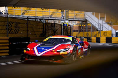 Antonio Fuoco mit seinem ersten Rennsieg in Macau