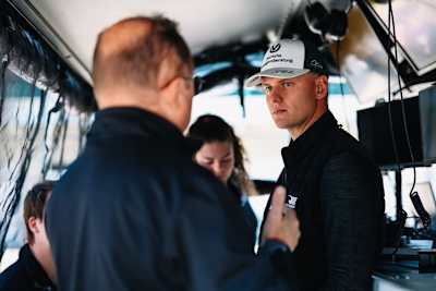 Mick Schumacher bei seinem Test in Indianapolis