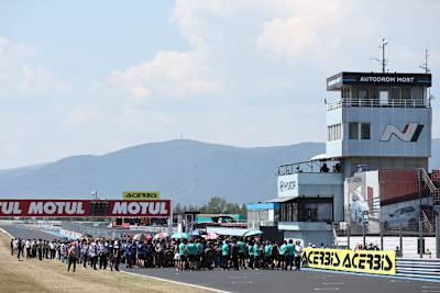 Seit die Superbike-WM im Autodrom Most gastiert, wird die Strecke permanent verbessert