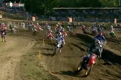 Hunter Lawrence gewann mit einem Start-Ziel-Sieg