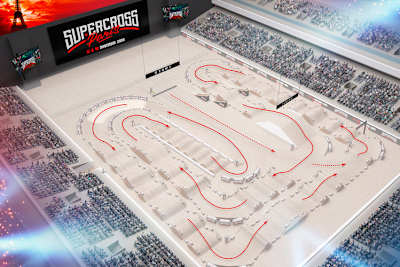 Die Strecke in Paris