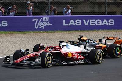Oscar Piastri lieferte sich einen beachtlichen Zweikampf mit Charles Leclerc