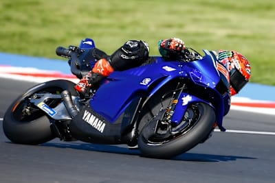 Fabio Quartararo testet die neue V4-Yamaha in Misano