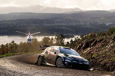 Der WM-Führende Elfyn Evans (Toyota) liegt vor dem Finaltag bei der Rallye Chile auf Platz zwei