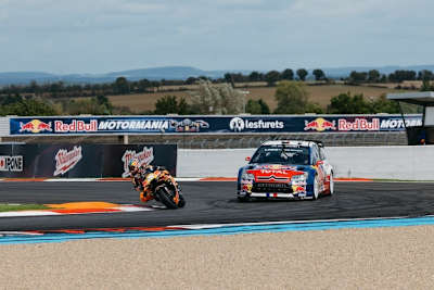 Dani Pedrosa und Luc Alphand