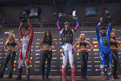 Jett Lawrence gewann vor Hunter Lawrence und Eli Tomac