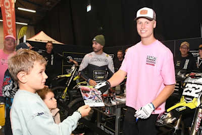 Paul Bloy musste viele Autogramme schreiben