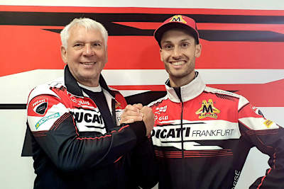 Matthias Moser und Lukas Tulovic bleiben eine Team (v.li.)