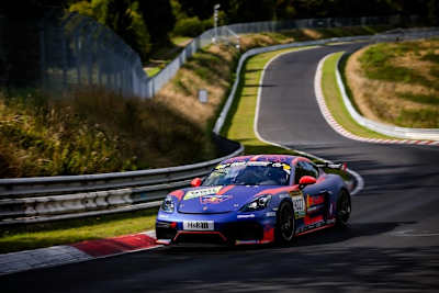 Max Verstappen im Lionspeed GP Porsche Cayman 718 GT4 Clubsport