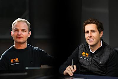 Mathys Jaubert (li.) und Daniel Juncadella