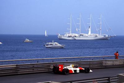 Ayrton Senna in Monaco 1988