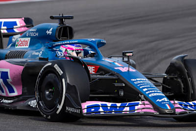 An der Alpine von Fernando Alonso fehlt ein Rückspiegel