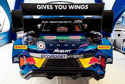 Der Ford Puma Rally1 Hybrid von Ott Tänak