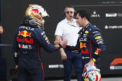 Max Verstappen und Sergio Pérez