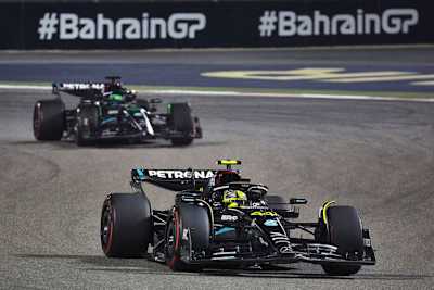 Lewis Hamilton und George Russell