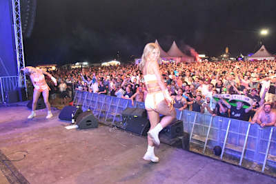 Die Party-Gäste kamen am Sachsenring voll auf ihre Kosten