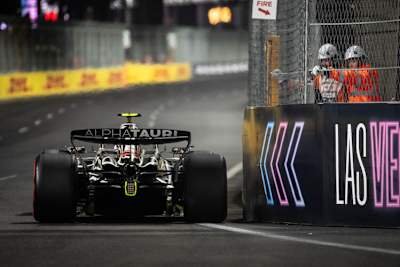 Yuki Tsunoda in Las Vegas 2023