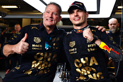 Jos und Max Verstappen