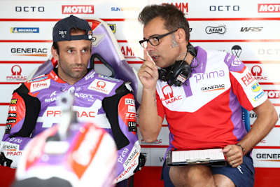 In der Pramac-Box: Johann Zarco und Marco Rigamonti