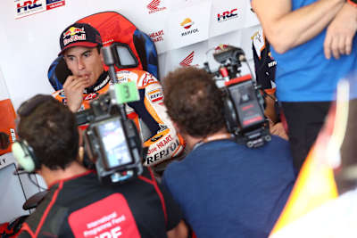 Wo Marc Márquez ist, sind die Kameras nicht weit