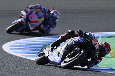Fabio Quartararo in Motegi vor Enea Bastianini