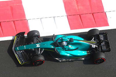 Fernando Alonso beim Test in Abu Dhabi