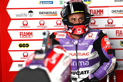 Johann Zarco in der Pramac-Box