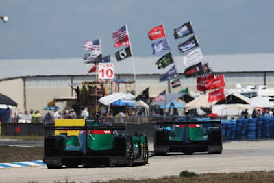Fuhren zur LMP2-Team-Trophy: Die beiden Oreca 07 von Jota