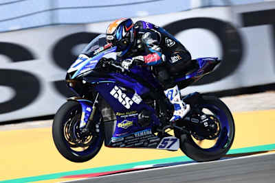 Bradley Smith auf der Ten Kate Yamaha – als wäre er nie etwas anderes gefahren