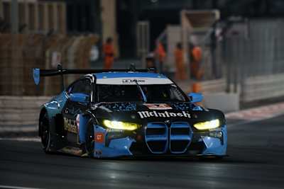 Ein BMW M4 GT3 aus der Asian Le Mans Series