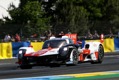 Einer der Favoriten: Der Toyota GR010 Hybrid von Kamui Kobayashi