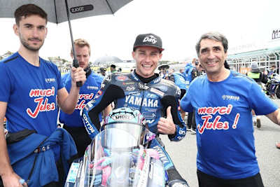 Jules Cluzel an seinem letzten Rennwochenende in der Supersport-WM