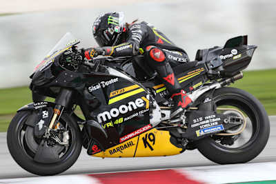 Im schwarzen Spezial-Look zur Bestzeit: Marco Bezzecchi