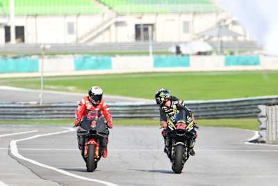 Pecco Bagnaia und Marco Bezzecchi beim Sepang-Test