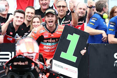 Ducati-Pilot Nicolo Bulega ist mit 50 Punkten WM-Leader