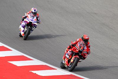 Pecco Bagnaia gewann vor Jorge Martin