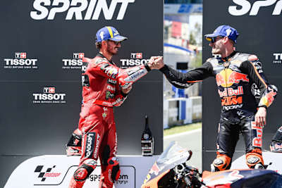 Pecco Bagnaia und Brad Binder