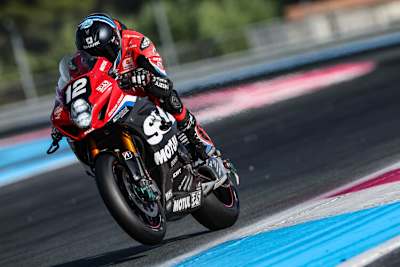 Etienne Masson auf der Suzuki #12