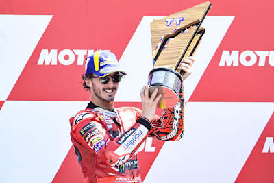 Pecco Bagnaia feiert in Assen seinen vierten Saisonsieg