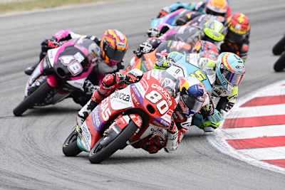 David Alonso (GASGAS) besiegte in Montmeló einmal mehr die erfahrene Konkurrenz