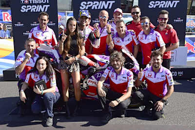 Jorge Martin und sein Team in Misano