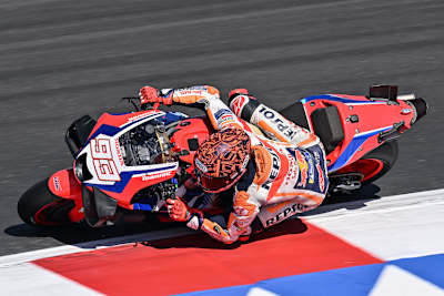 Marc Márquez fand für den 2024er Prototyp der Honda RC3213V wenig Lob