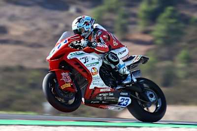 Marcel Schrötter auf der Supersport-MV Agusta
